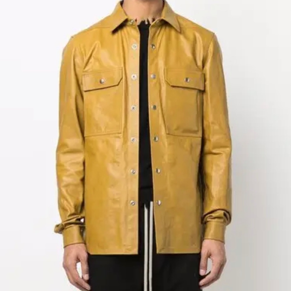 RICK OWENS SS22 Leather Jacket